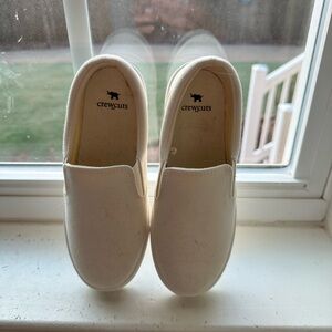 Crewcuts Kids White Slip-On Shoes